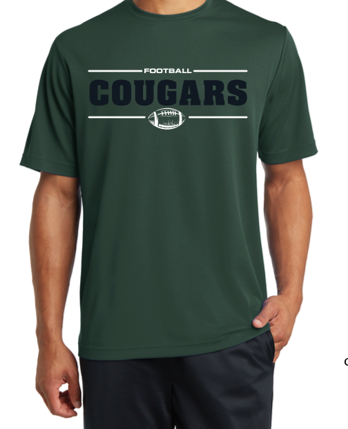 Adult Cougars Football Dry-Fit