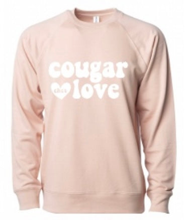Adult Cougar Love Sweatshirt