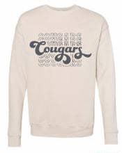 Load image into Gallery viewer, Youth &amp; Adult Swirly Cougars Sweatshirt
