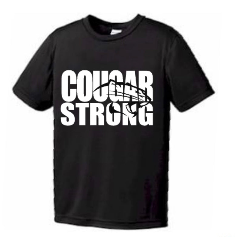Youth Cougar Strong Dry Fit T-shirt