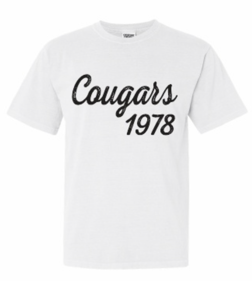 Youth & Adult Cougars 1978 T-Shirt